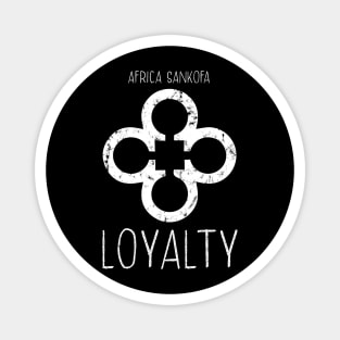 Africa Sankofa Adinkra Symbol "Loyalty" Magnet